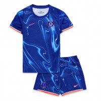 Camiseta Chelsea Primera Equipación Replica 2024-25 para niños mangas cortas (+ Pantalones cortos)